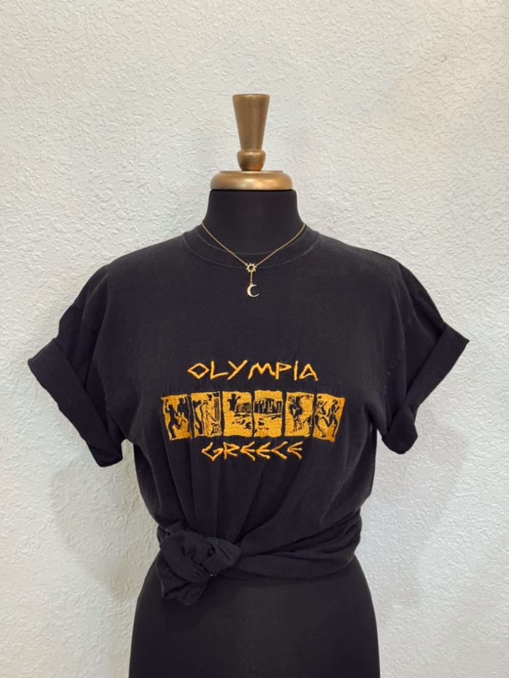 Fruit of the Loom Black Olympia Graphic Tee